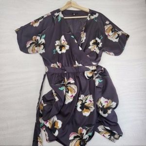 Ann Taylor Women's Size M Medium Floral Knee Length Dress #2133